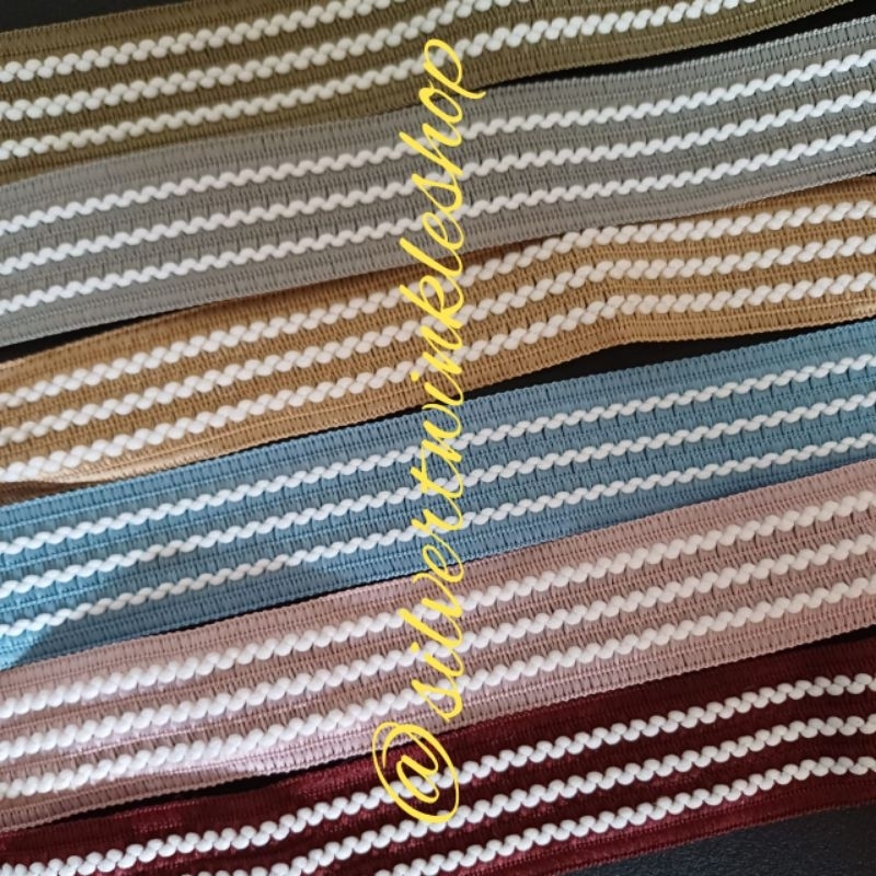 

Pita korea zig zag 2.5cm korea per yard import swirl swrill stripe warna warni colorful colourful murah hiasan buket bouquet import kado gift wrapping dekorasi bunga tali impor ribbon tali premium grossgrain gross grain korean style murah hampers