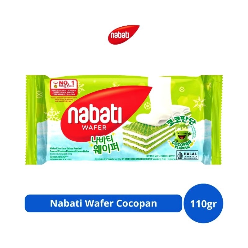 

Nabati Wafer COCOPAN cocopandan 110 gram