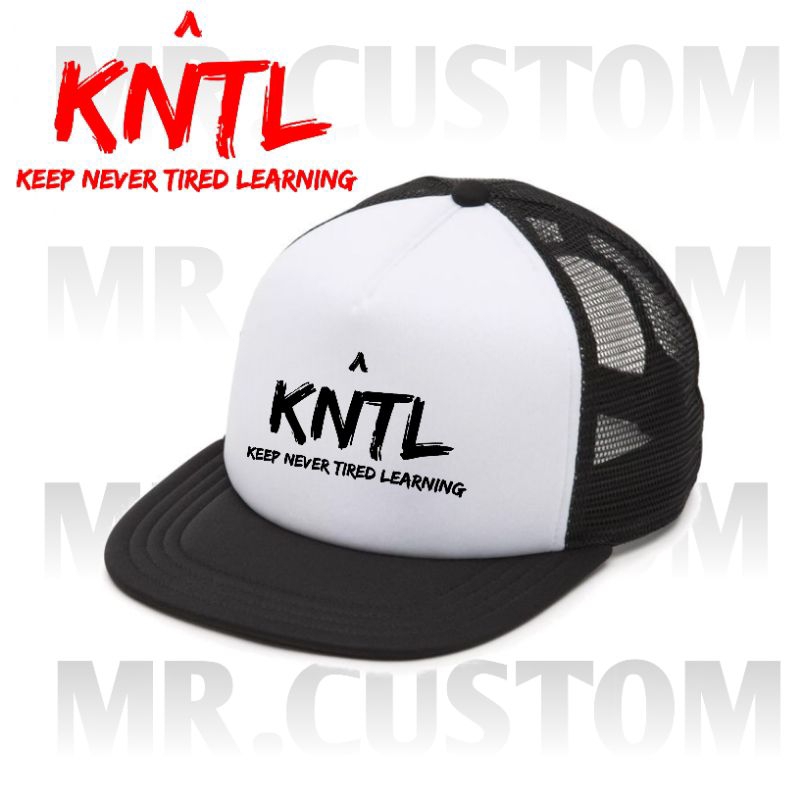 Topi Trucker Premium KNTL/Topi Jaring Snapback Casual Pria Wanita Dewasa KNTL LOGO