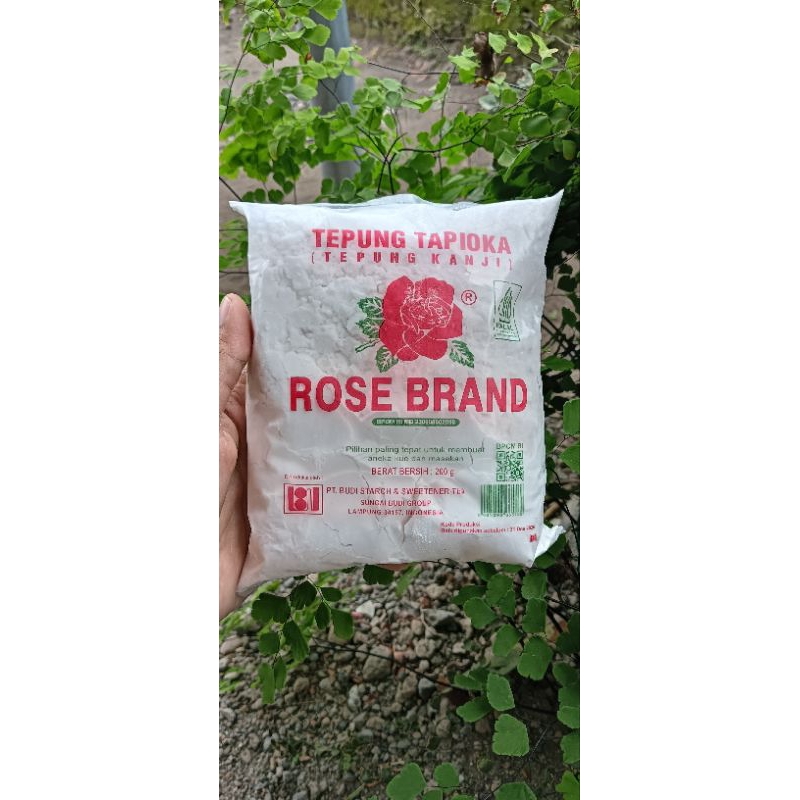 

Tepung Tapioka Asli Rose Brand 200gr