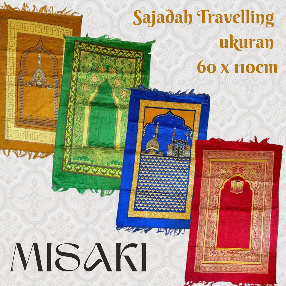 SAJADAH TRAVELLING MURAH / SAJADAH  60X110cm B55