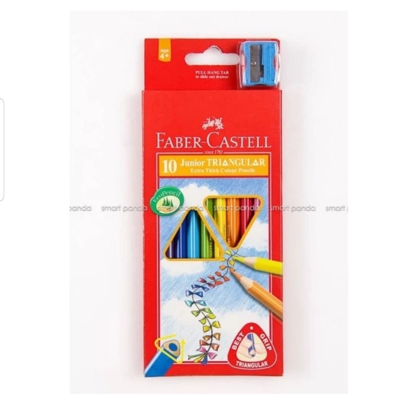 

Pensil Warna Faber Castell 10 Warna Triangular