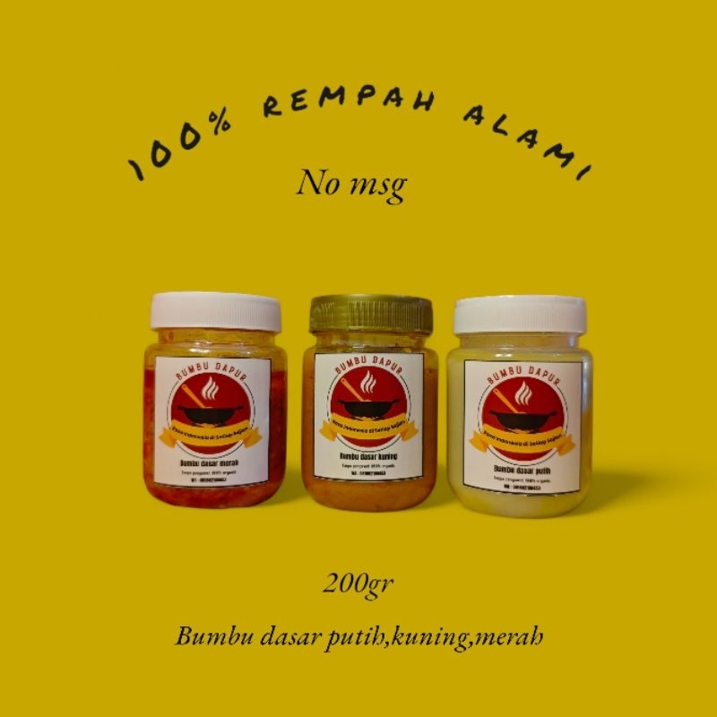 

bumbu dapur halus