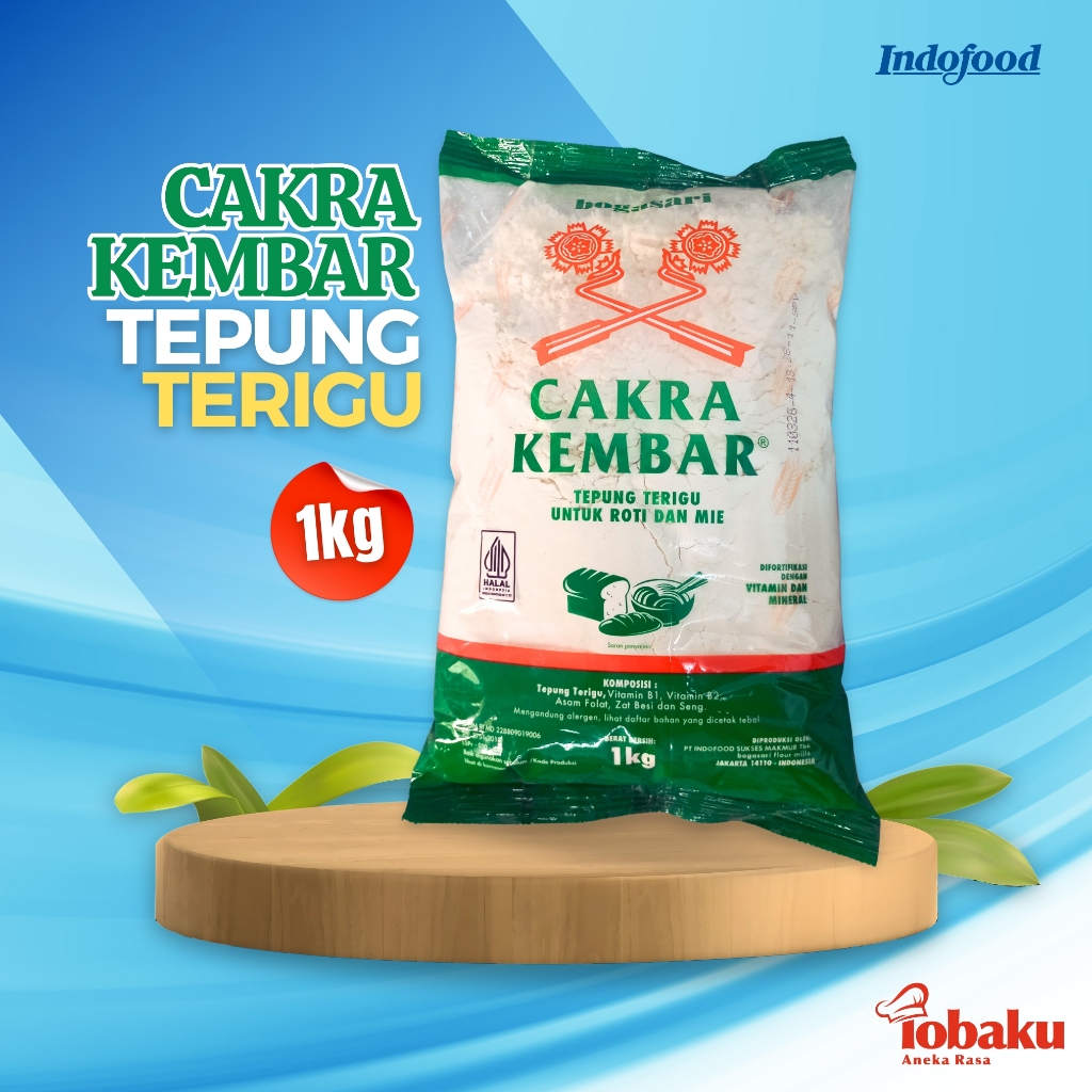 

Tepung Terigu CAKRA KEMBAR 1kg _