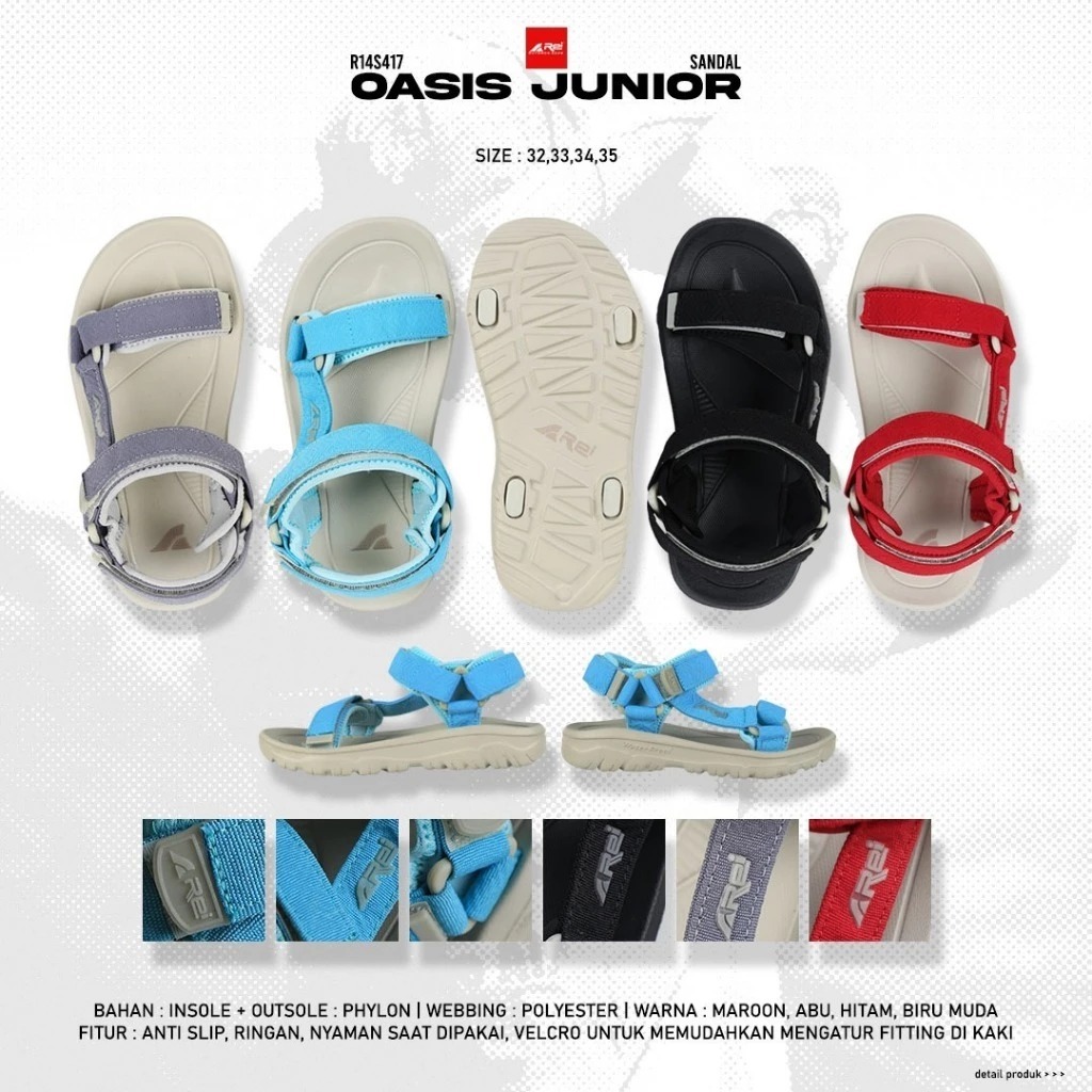 Sandal Palang Oasis Junior Sandal Anak Arei Outdoorgear