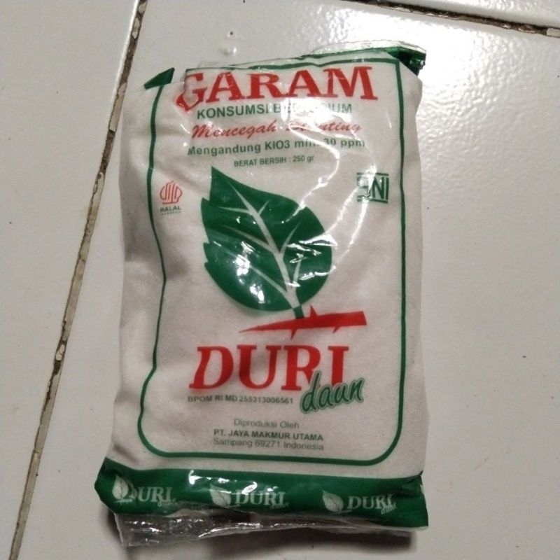 

Garam Duri Daun 250 gr