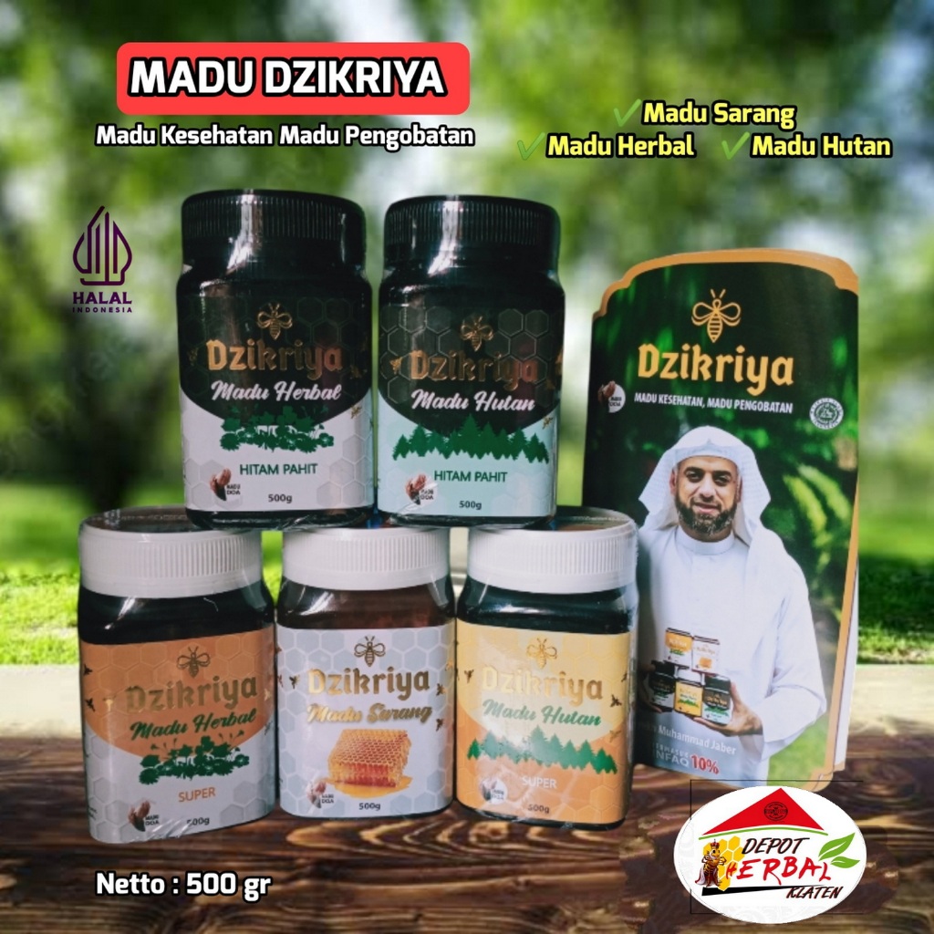 

Madu Dzikriya Botol Plastik 500gr Obat Herbal Alami