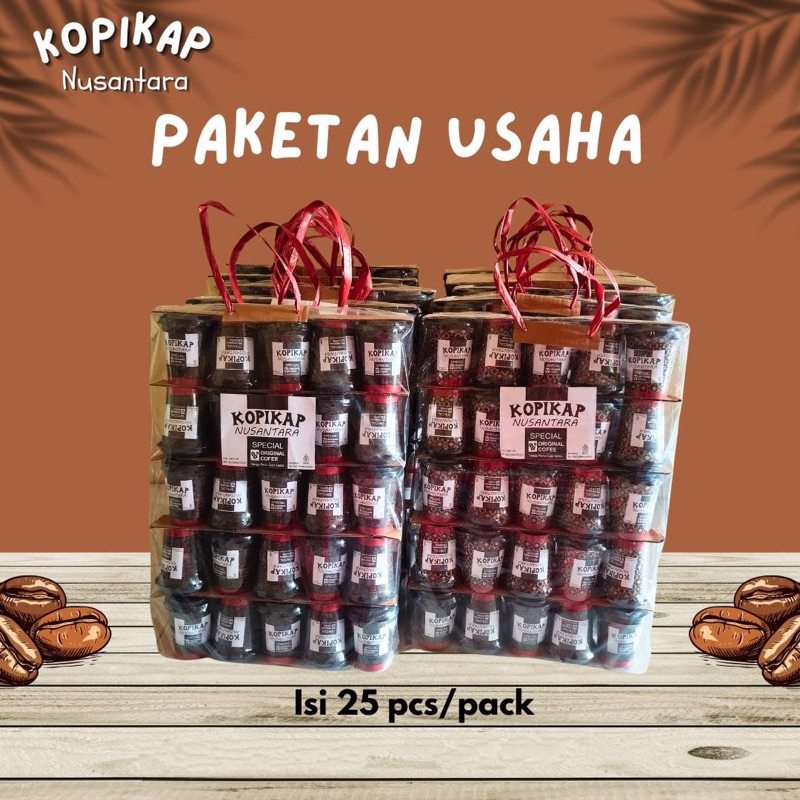 

(PAKETAN USAHA 5 Pack) KOPIKAP NUSANTARA COFFEE CUP KOPI GELAS INSTAN