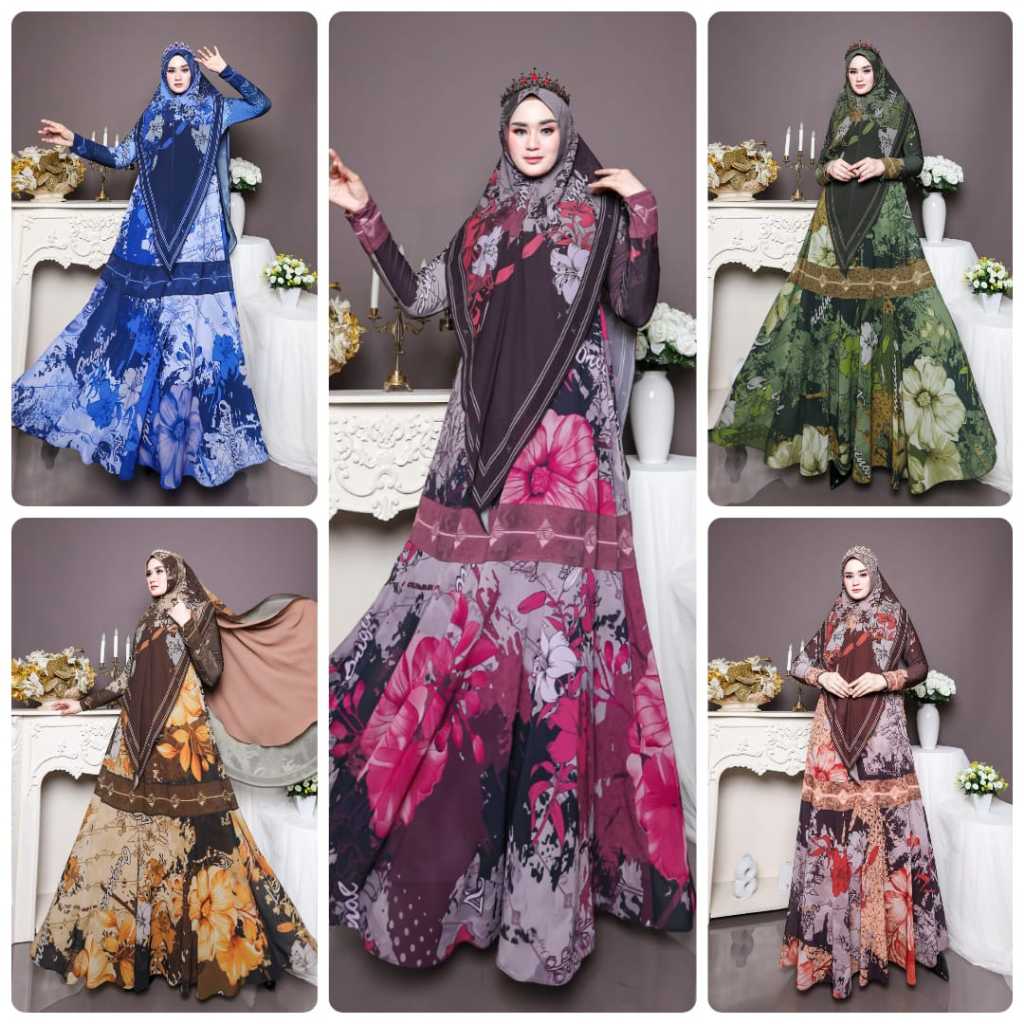 Gamila Series Set Gamis Syar'i By AC Collection