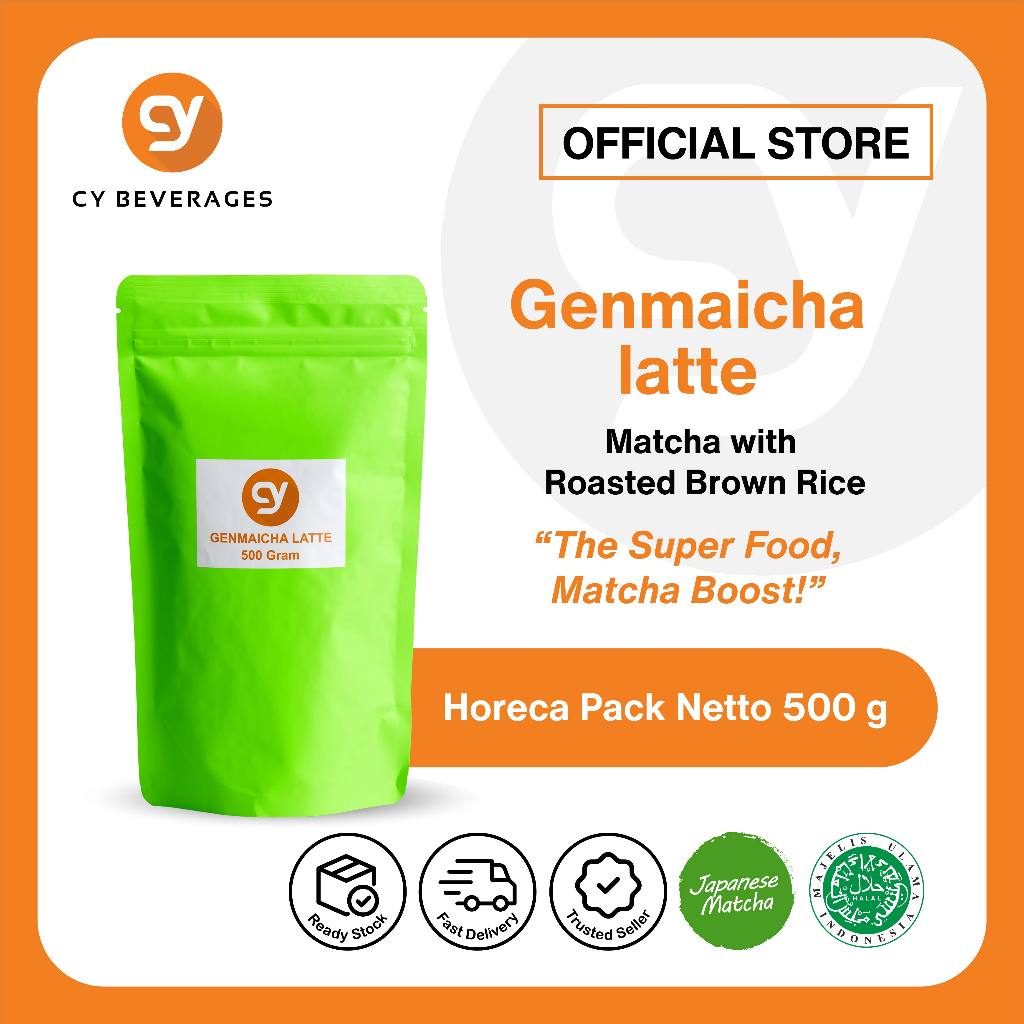 

CY Matcha Latte with Roasted Brown Rice - Genmaicha Latte 500g