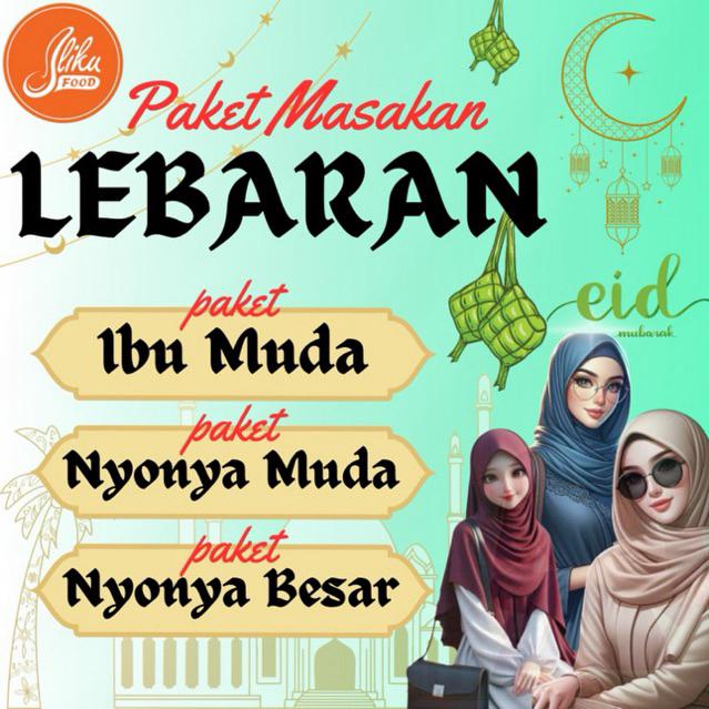

Paket Masakan Lebaran gratis Ketupat OPEN PO sd 26/3/2025