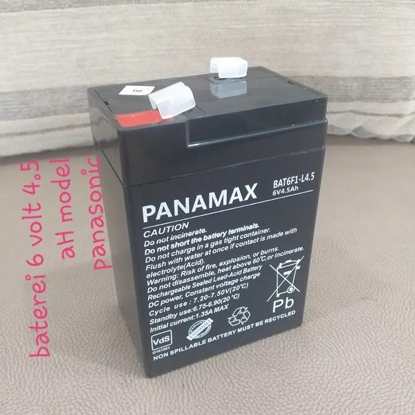 ACCU Aki Baterai Kering 6v 4.5Ah 20HR PANAMAX