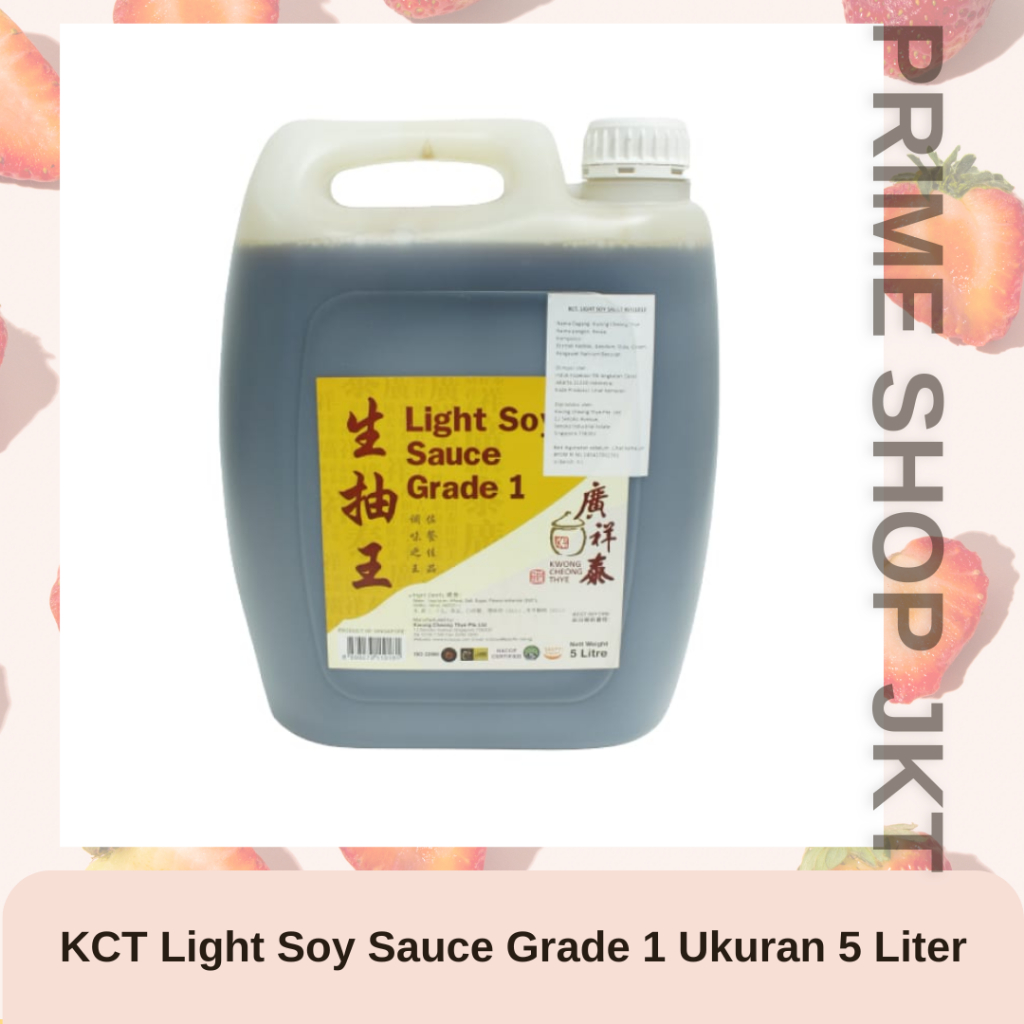 

Kct Kwong Cheong Thye Light Soya Sauce Grade 1 Jerigen 5 Liter Kecap Asin