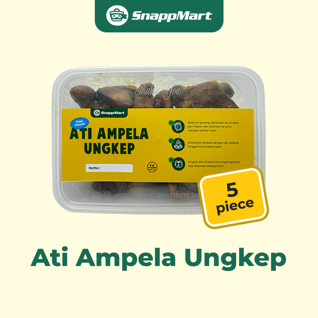 

Ati Ampela Ungkep Siap Goreng (5 pcs) - INSTANT / SAMEDAY - Ready To Cook