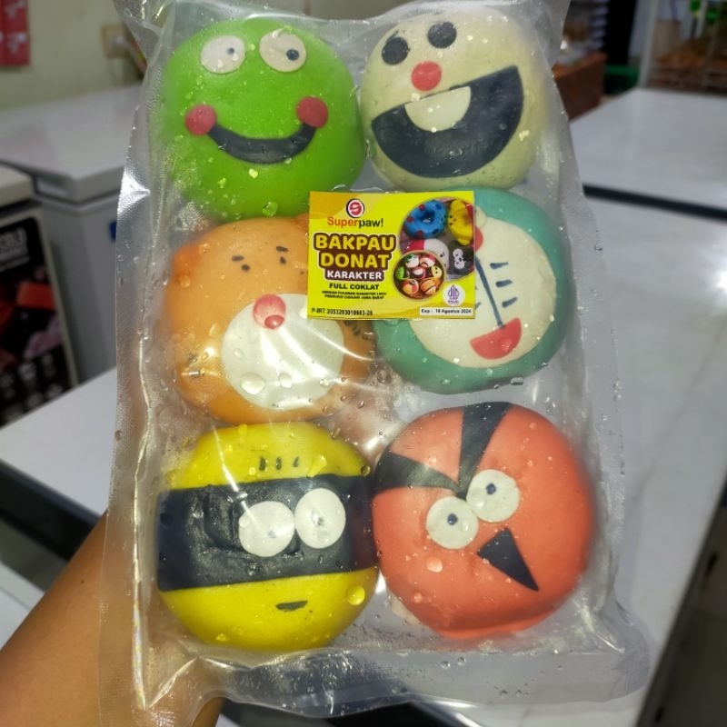 

BAKPAO KARAKTER LUCU ISI COKLAT