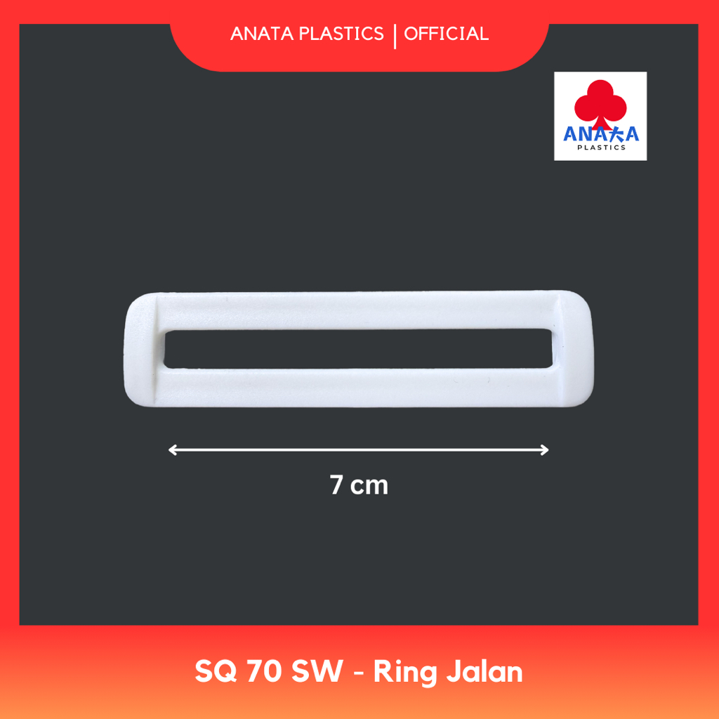 [Per pc] Ring kotak 7 cm / Ring kotak / Aksesoris plastik / SQ