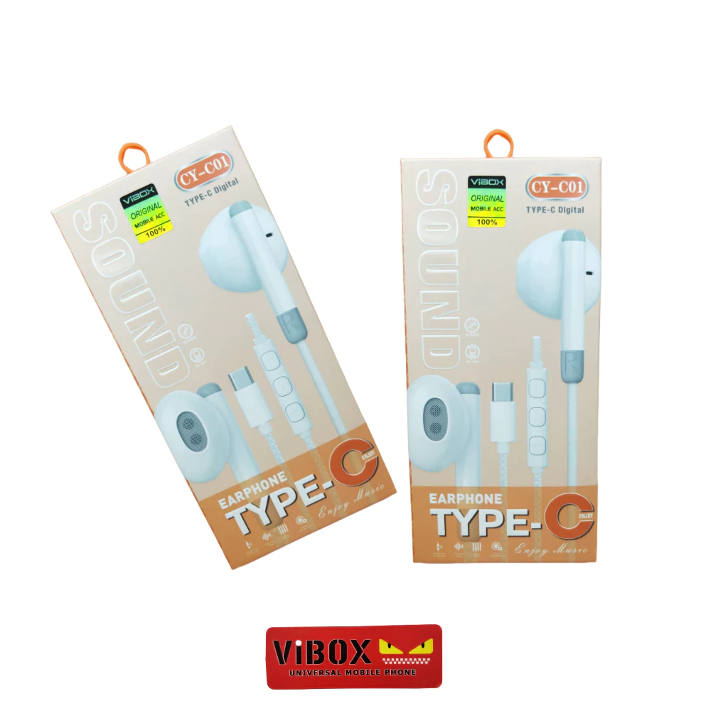 Handsfree CY-C01 TYPE-C BASS Headset CY-C01 TYPE C BASS Earphone CY-C01 TIPE C BASS