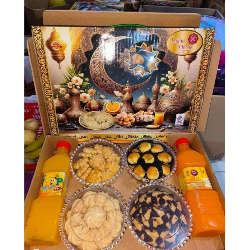 

HAMPERS KUE LEBARAN / HAMPERS KACANG-KACANGAN