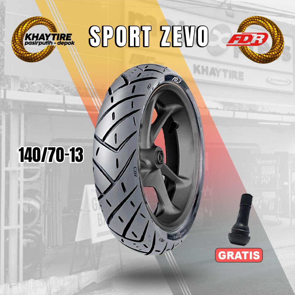 Ban Belakang Motor YAMAHA NMAX FDR SPORT ZEVO 140/70-13 Tubeless