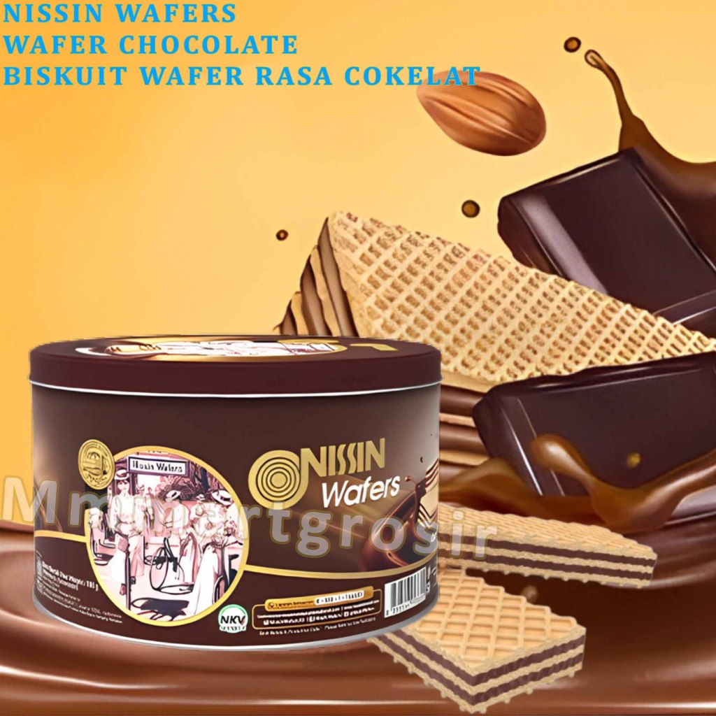 

Nissin Wafers / Biskuit Wafer Rasa Cokelat / Wafer Chocolate / 180gr