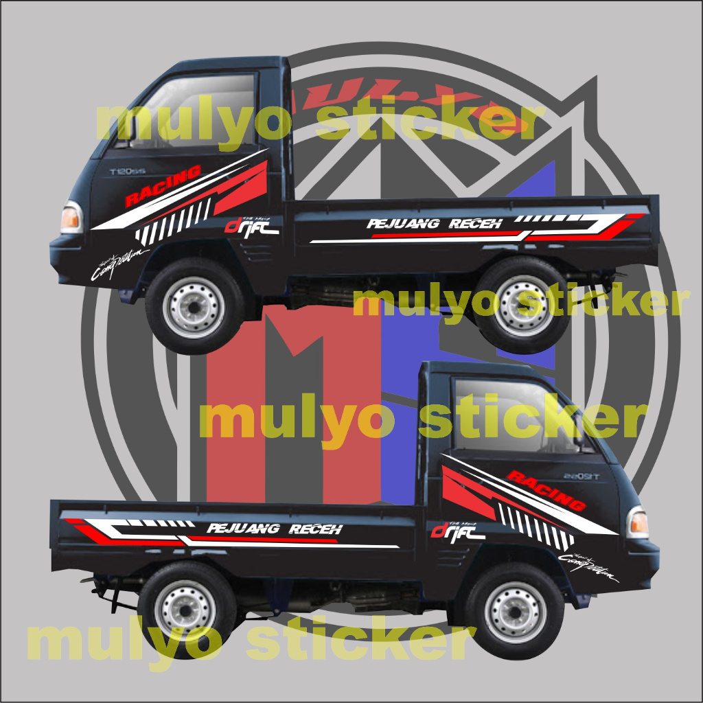 Stiker Mobil Pick Up suzuki futura Stiker Pick Up Colt T 120ss