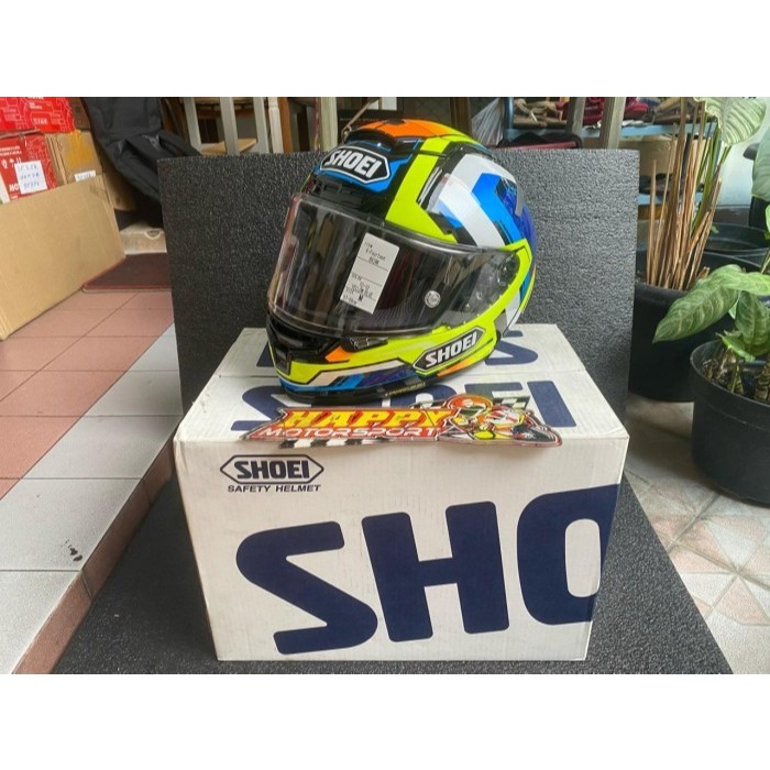 HELM FULL FACE SHOEI X14 MOTEGI BRINK TC 10