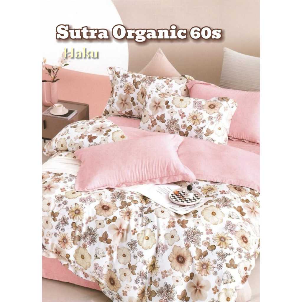 Sprei Set Sutra Organic 60s / Sprei Sutra Silk Serat Bamboo / Sprai Sutra Kingkoil / Sprei kingsize 