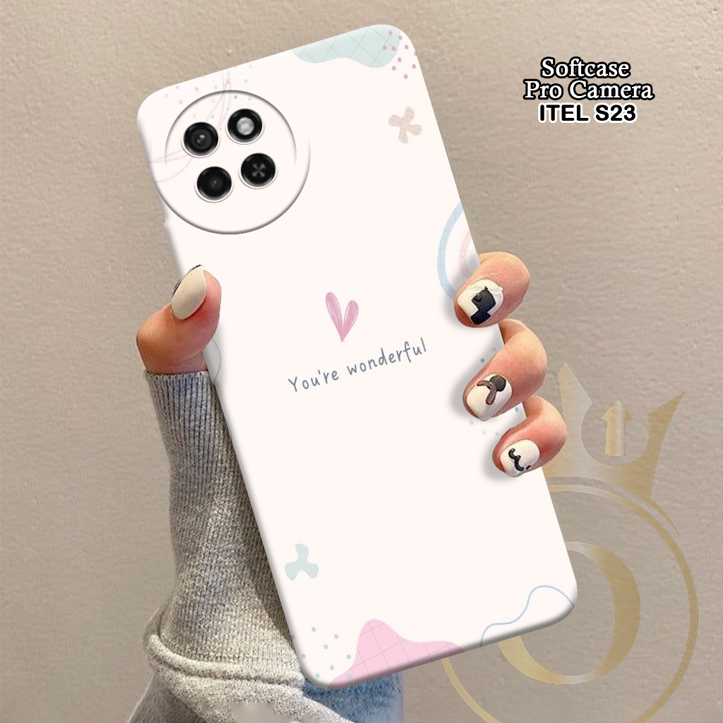 Softcase ITEL S23 - ORORA - Casing ITEL S23  - Motif case Cartoon - ITEL - Softcase ITEL S23  Pelind