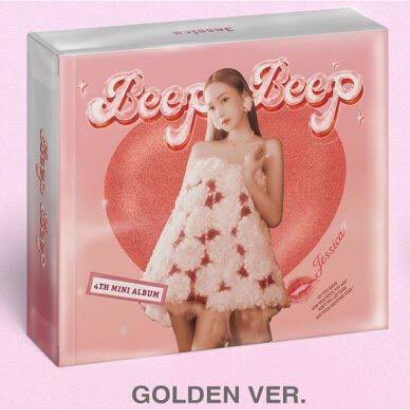 Jessica Jung 4th Mini Album Beep Beep Album Fullset GOLDEN ver (-photocard)