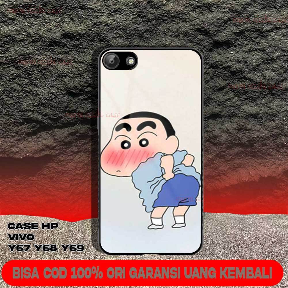 Softcase Vivo Y69 / Y68 / Y67 / Y66 / Case Vivo Y69 Motif shincan Casing  Hp Vivo Y66 Casing Hp Prem