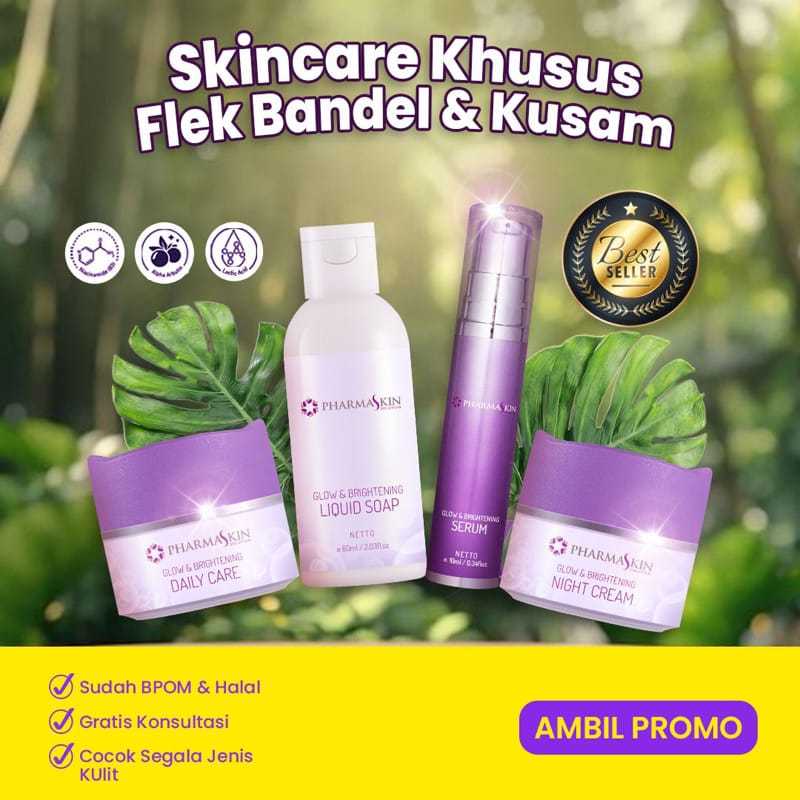 Paket Wajah Flek | Untuk Wajah Flek Membandel | Paket whitening Flek Series | Flek HItam