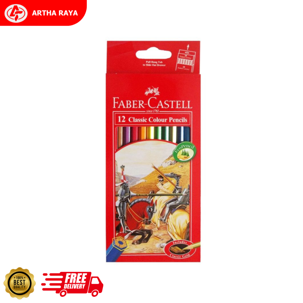 

PENSIL WARNA FABER CASTELL 12 CLASSIC