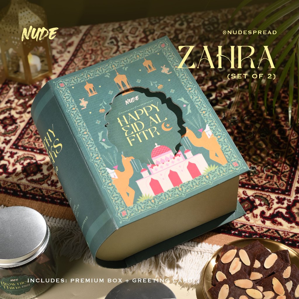 

ZAHRA Ramadhan Premium Hampers Healthy by NUDE | Gluten Free Parcel Idul Fitri Lebara