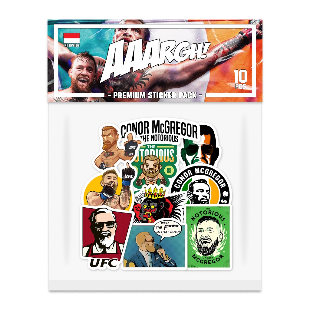

Stiker UFC Conor McGregor Sticker Pack vol. 1 (The Notorious)