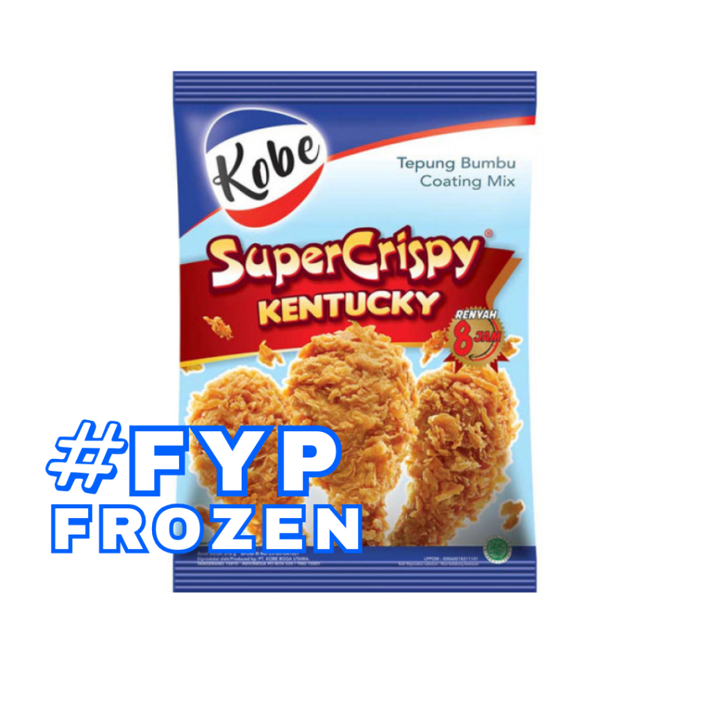 

KOBE TEPUNG BUMBU SUPER CRISPY KENTUCKY 200GR/TEPUNG AYAM SIAP PAKAI
