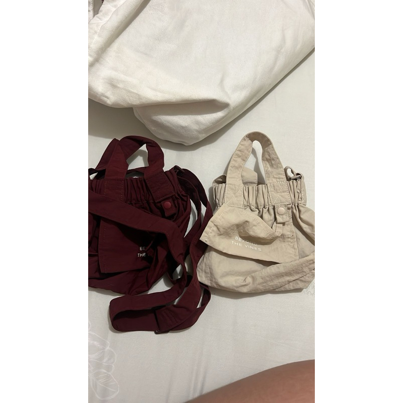 PRELOVED BTV BEYOND THE VINES MICRO DUMPLING BAG