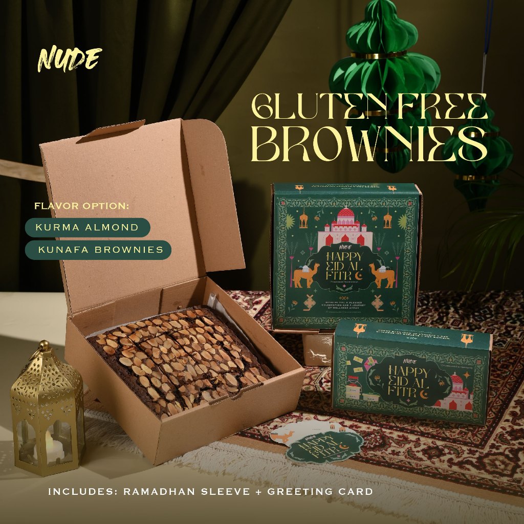 

Idul Fitri Hampers Premium Brownies Gluten Free by NUDE | Ramadhan