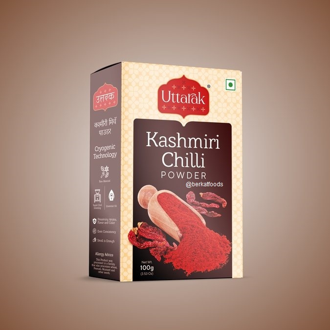 

Kashmiri Mirch Uttarak / Chili Kashmirilal Mirchi Laal Grounded India / Bubuk Cabe Cabai