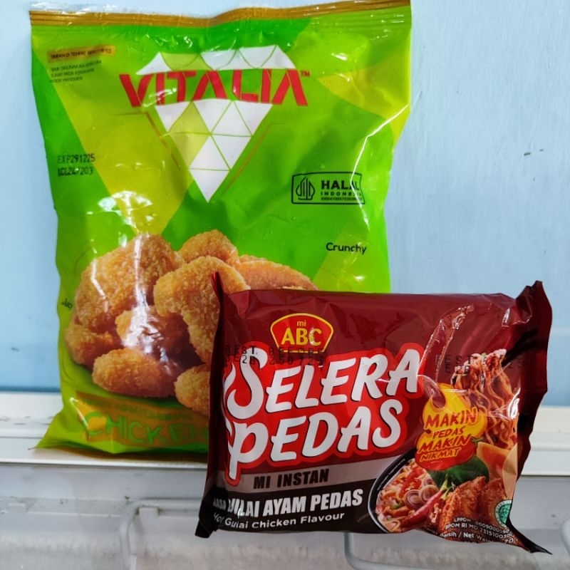 

Vitalia Chicken Nugget 500g Free Mie Instan ABC Selera Pedas