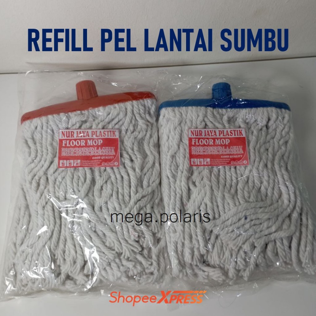 TERMURAH refill pel sumbu / pel lantai tanpa gagang / kain pel yang bagus
