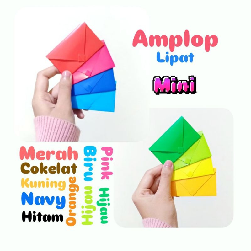 

Amplop Lebaran Mini Berwarna Tantangan Menabung