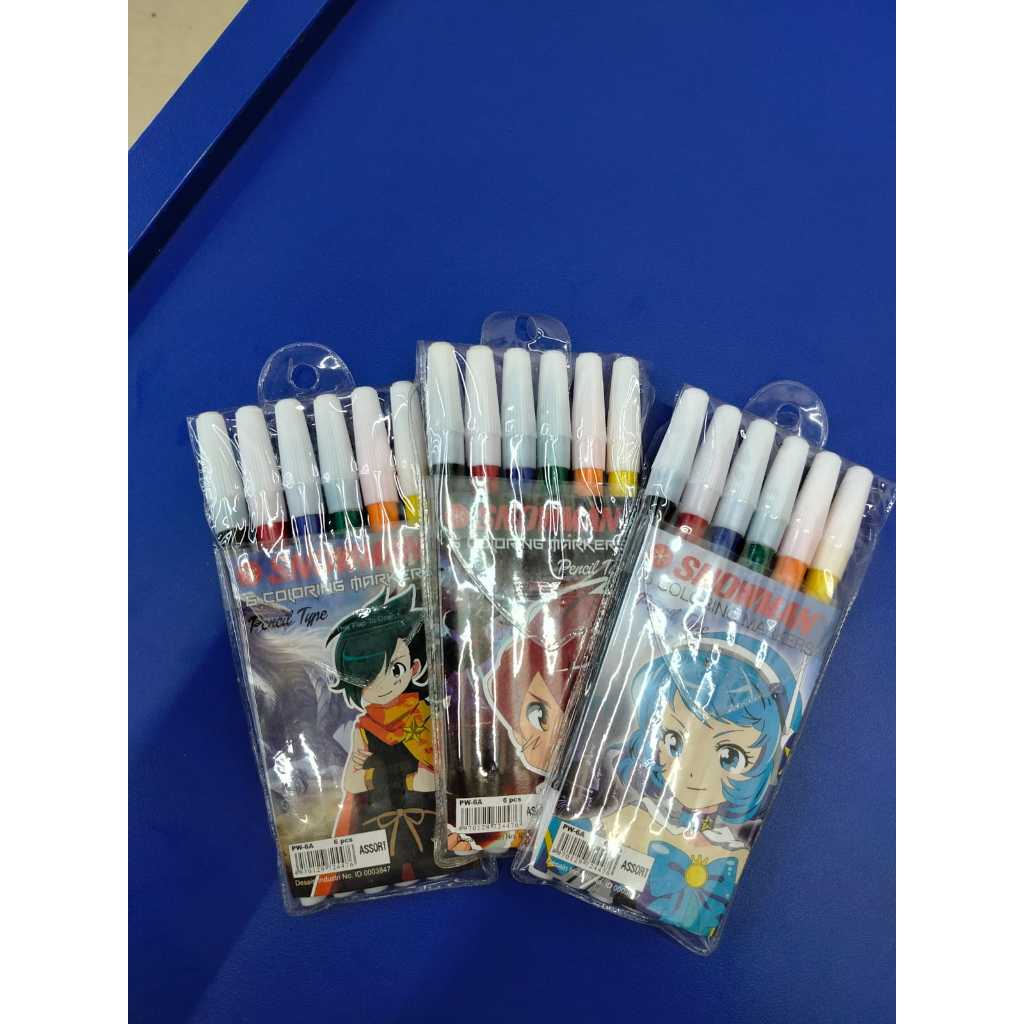 

SNOWMAN - SPIDOL PW-6A / SPIDOL WARNA SET 6 / SPIDOL 6 WARNA