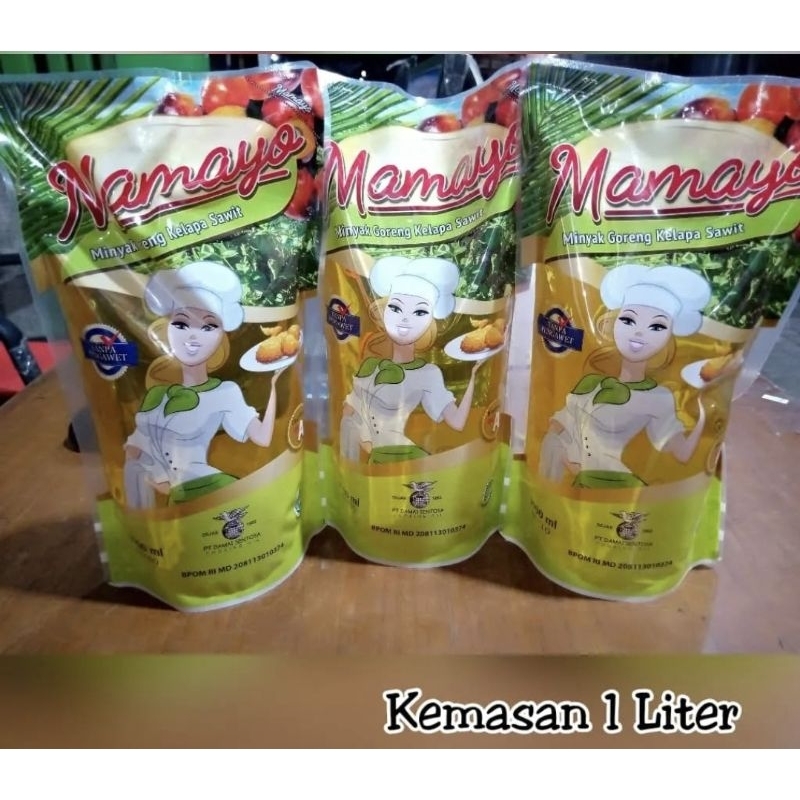 

Minyak Goreng 1 Liter Mamayo / Mahako Minyak Goreng Kemasan Refill / Selfie