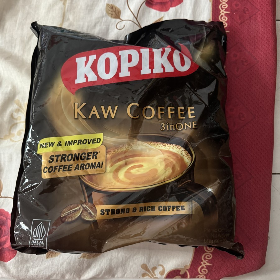 

KOPIKO KAW COFFEE 3in1 JUMBO ISI 90bks