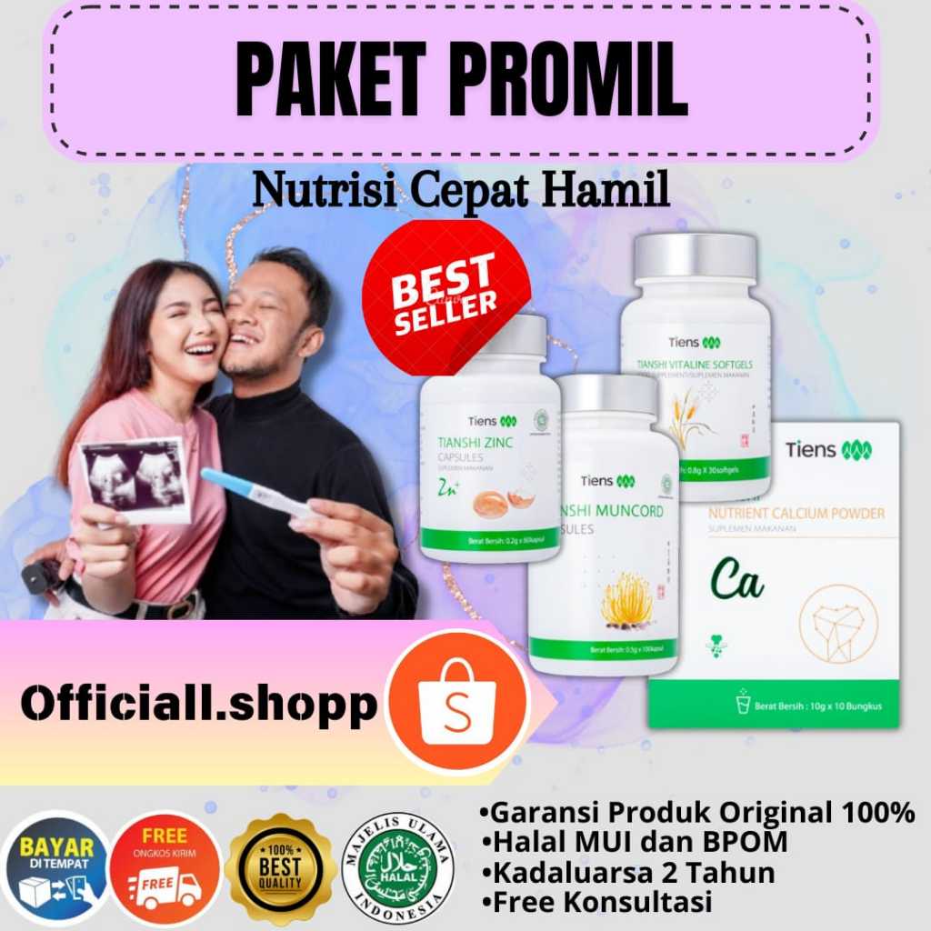 Paket Promil Suami dan Istri / Paket Volcano Tiens / Suplemen Daya Tubuh