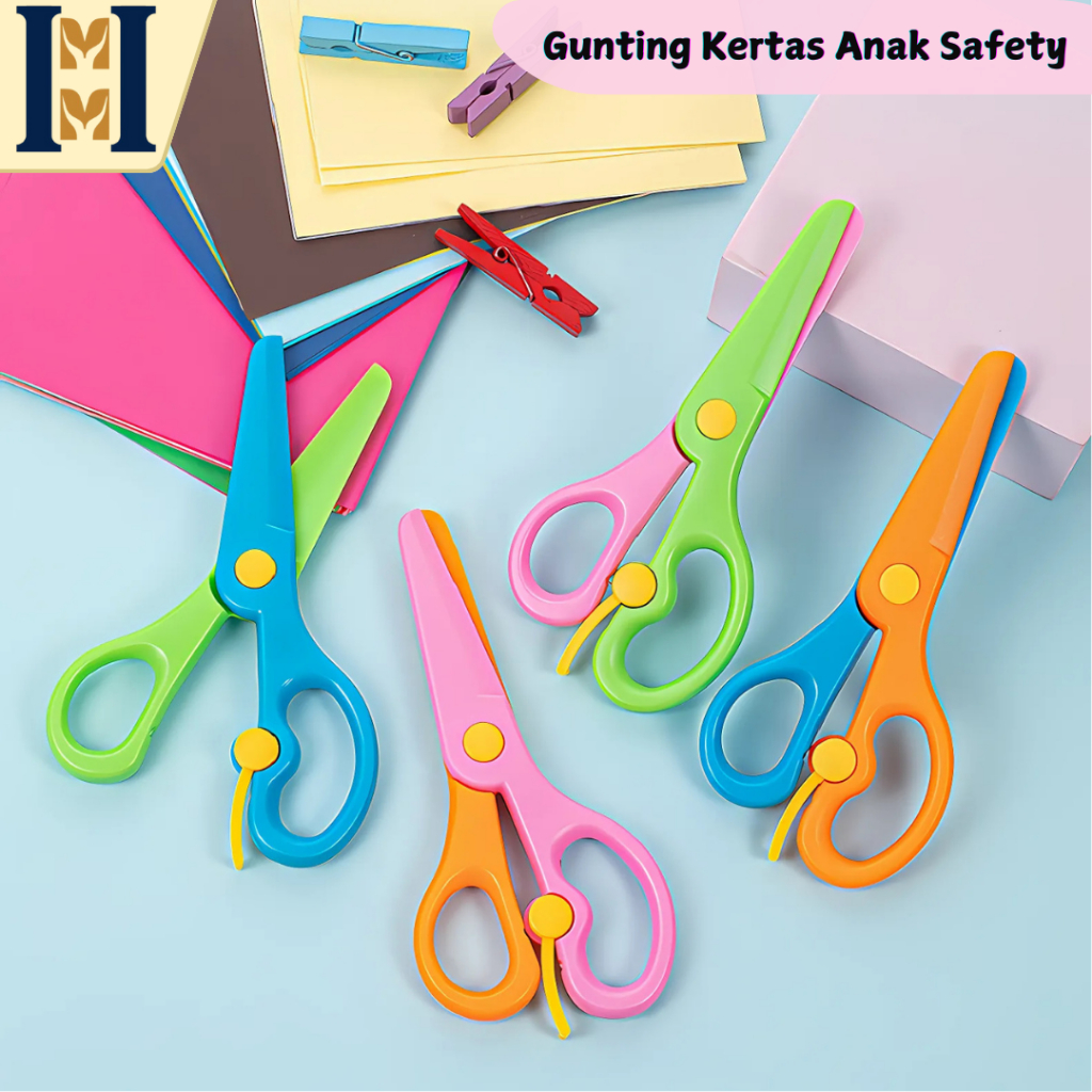 

Gunting Kertas Anak / Gunting Kertas Mini Safety / Gunting Kertas Warna Warni / Gunting Kertas Murah
