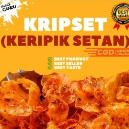 

KRIPSET(KERIPIKSETAN)SNACKFOODAROMADAUNJERUK500G