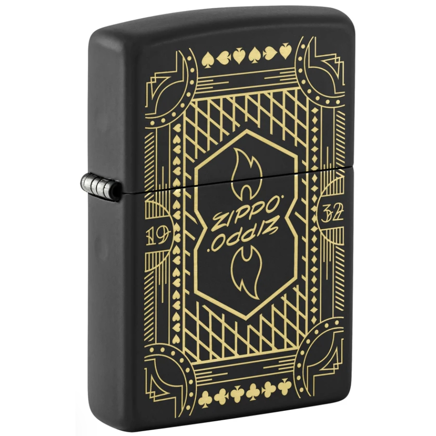 Zippo Original 46483 Zippo Design (Black Matte)