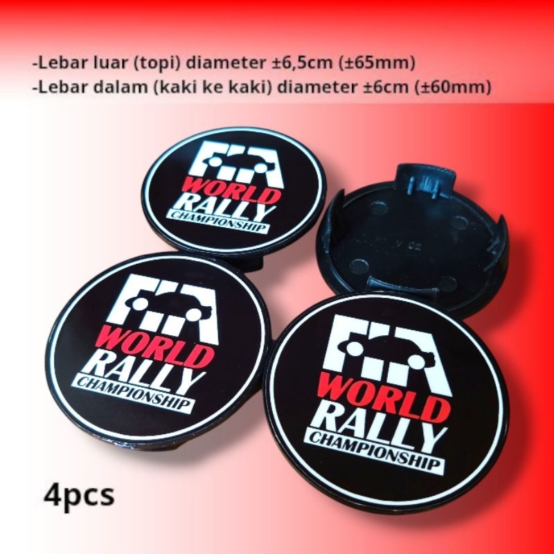 1Set (4PCS) TUTUP CENTER DOP VELG MOBIL DOP VELG LUBANG TENGAH AS RODA VARIASI DIAMETER LUAR (TOPI) 