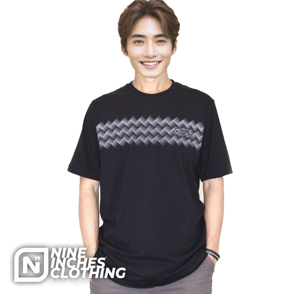 Kaos Kurta Pria Lengan Pendek 9 Nine Inches Kaos Koko Longline Premium Cotton Combed